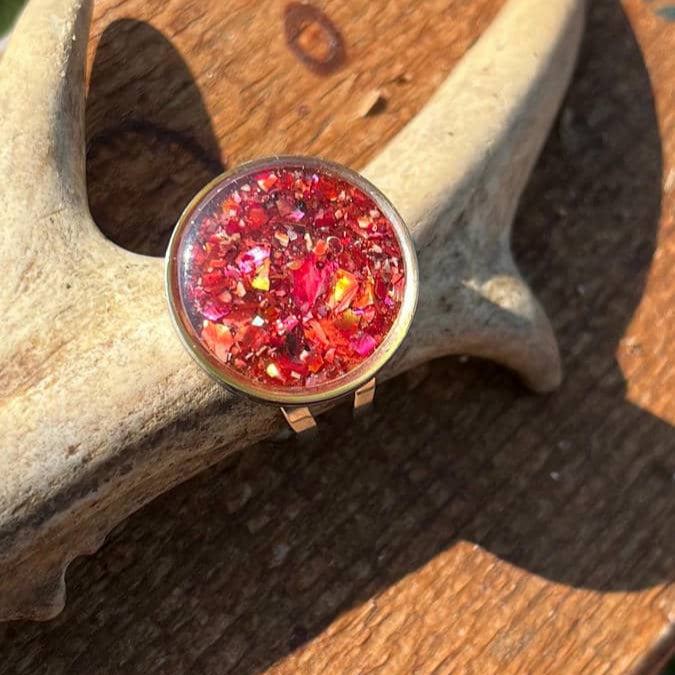 Edelstahlring Ring Harzring Ring mit Har