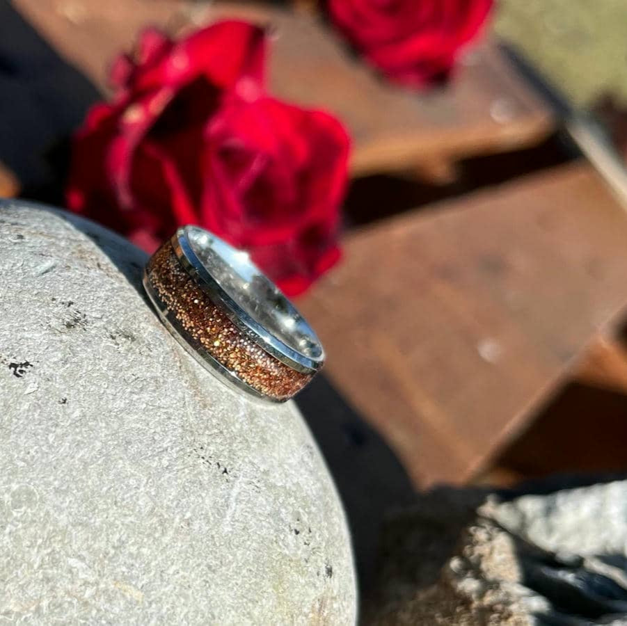 Edelstahlring Ring Harzring Modeschmuck