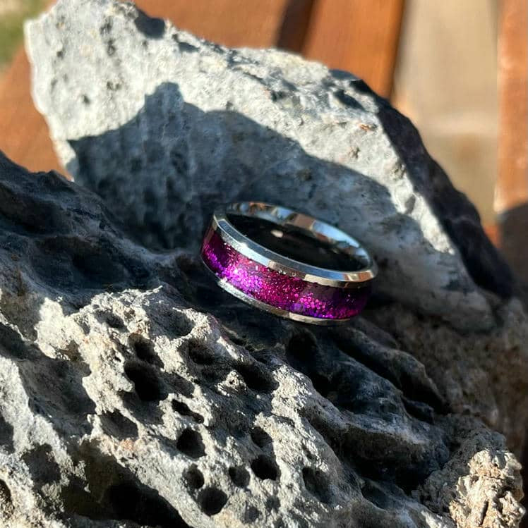 Edelstahlring Ring Harzring Modeschmuck