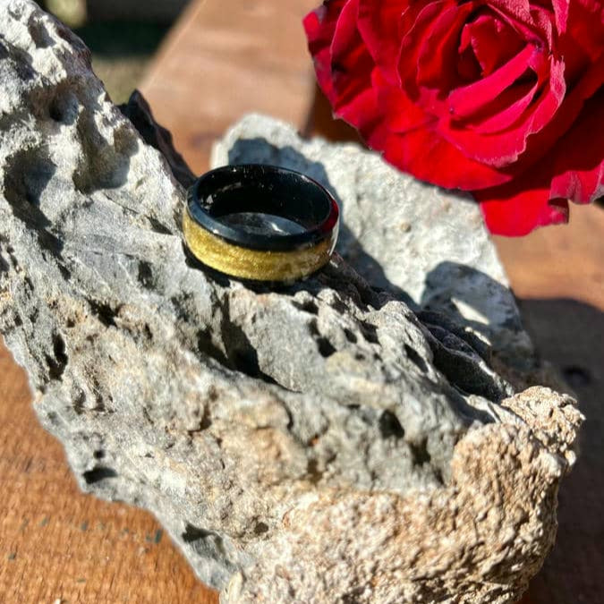 Ring Edelstahlring Harzring Modeschmuck