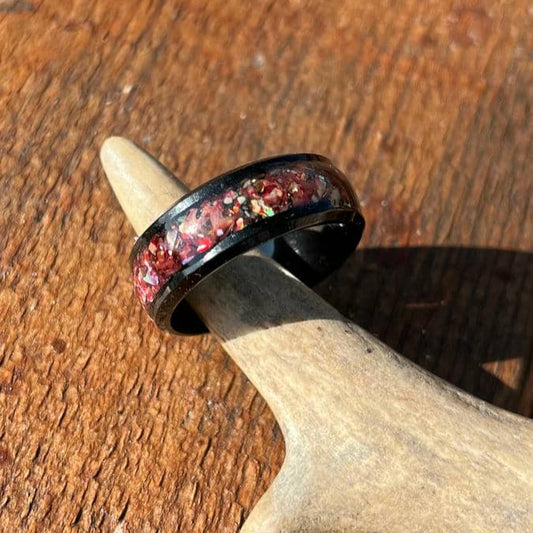 Ring Edelstahlring Harzring Modeschmuck Muscheln