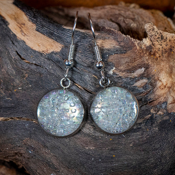 Edelstahlschmuck Edelstahlohrringe Ohrringe Harzohrringe Harzschmuck
