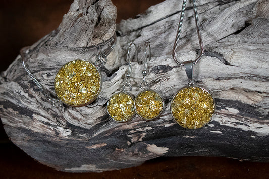 Schmuckset Schmuck Anhänger Schmuckanhänger Edelstahlschmuck Harzschmuck