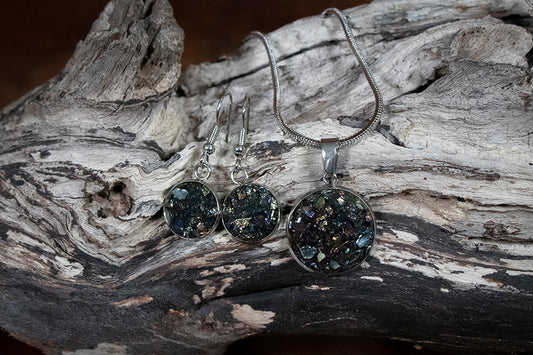 Schmuckset Schmuck Anhänger Schmuckanhänger Edelstahlschmuck Harzschmuck