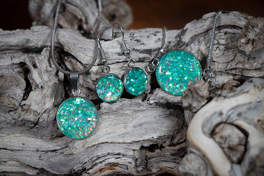 Schmuckset mit Glitter - Art 162