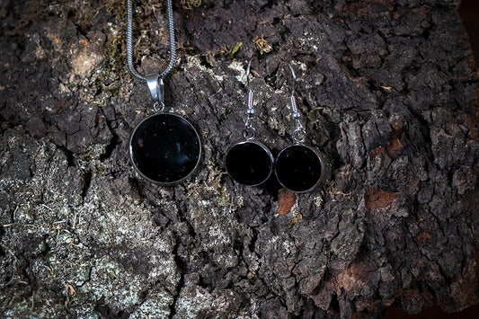 Schmuckset mit Glassplittern - Art 160