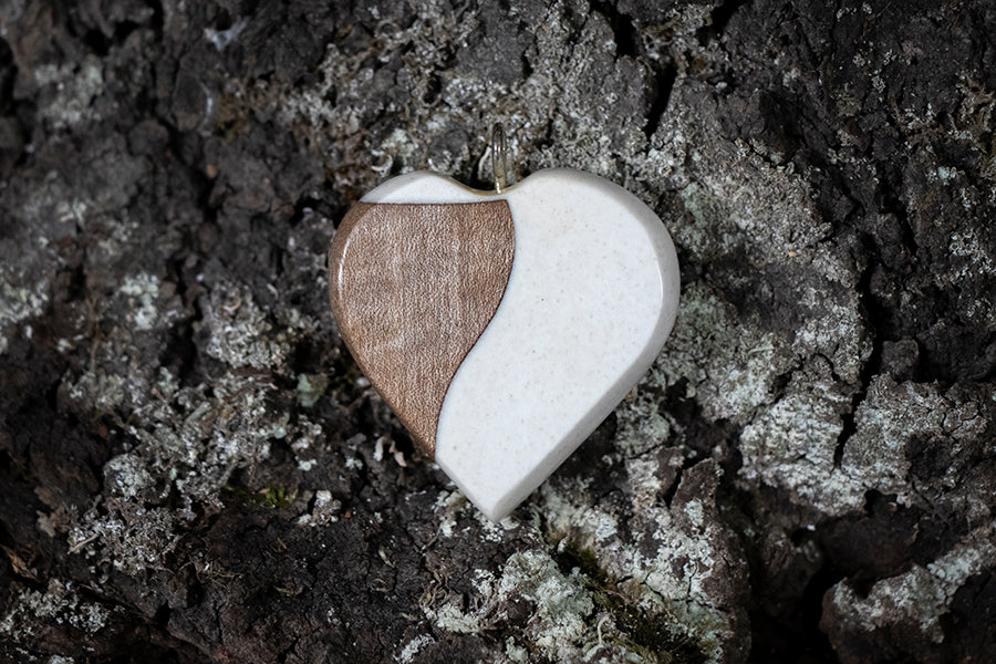 Anhänger Herz aus Birnenholz (Art. 118)